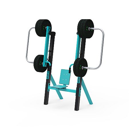 Fitness s posuvným závažím - Tlaky v sede VVZ-NF06