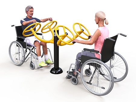 Exteriérové hendikep fitness HF04